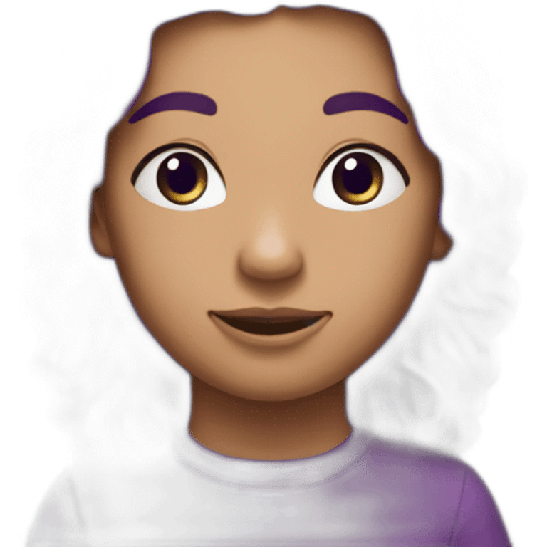 Planète violettes  emoji