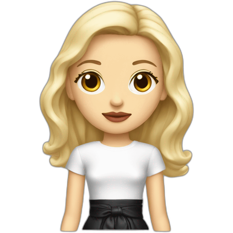 Balenciaga style girl emoji