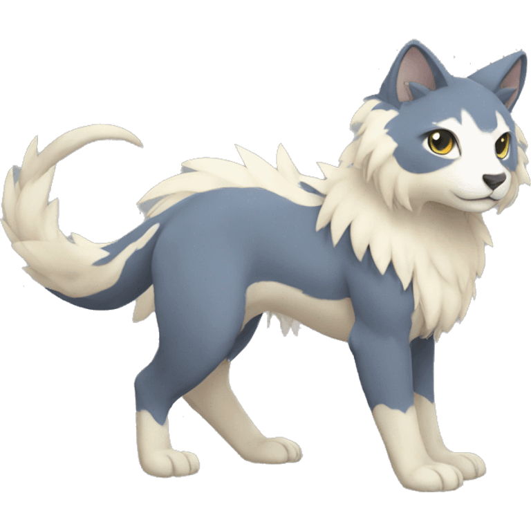 Cute cool animal hybrid Fakemon full body emoji