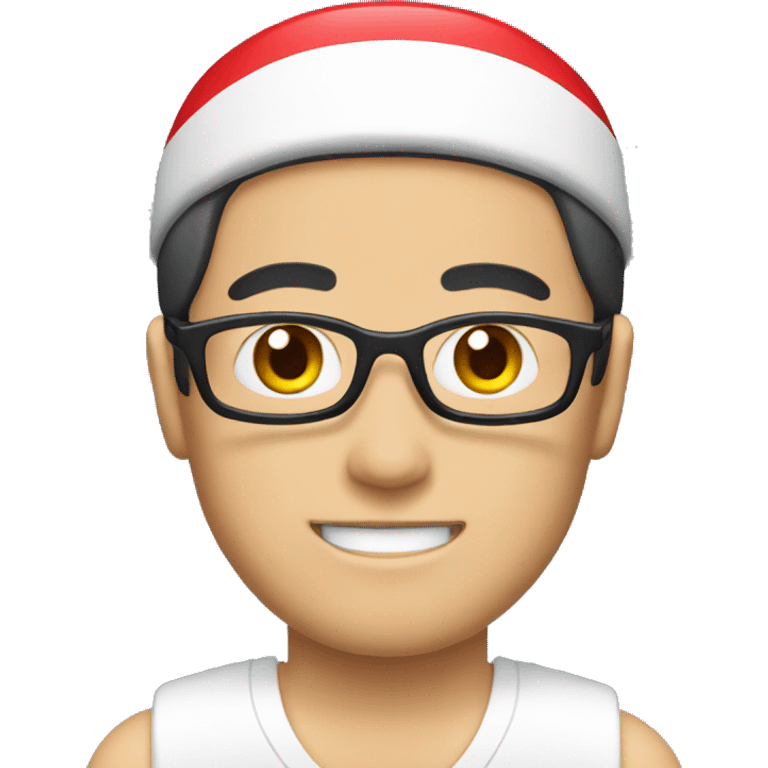 man with japan flag headband emoji