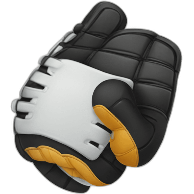 thumbs up with a hockey glove emoji