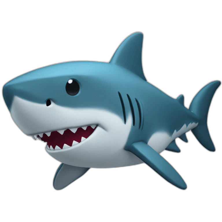 Shark plushie emoji