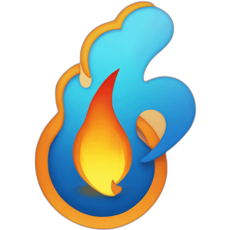 Flashpricer logo mixed with the fire emoji emoji