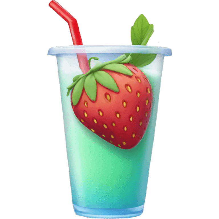 Strawberry Slushie emoji