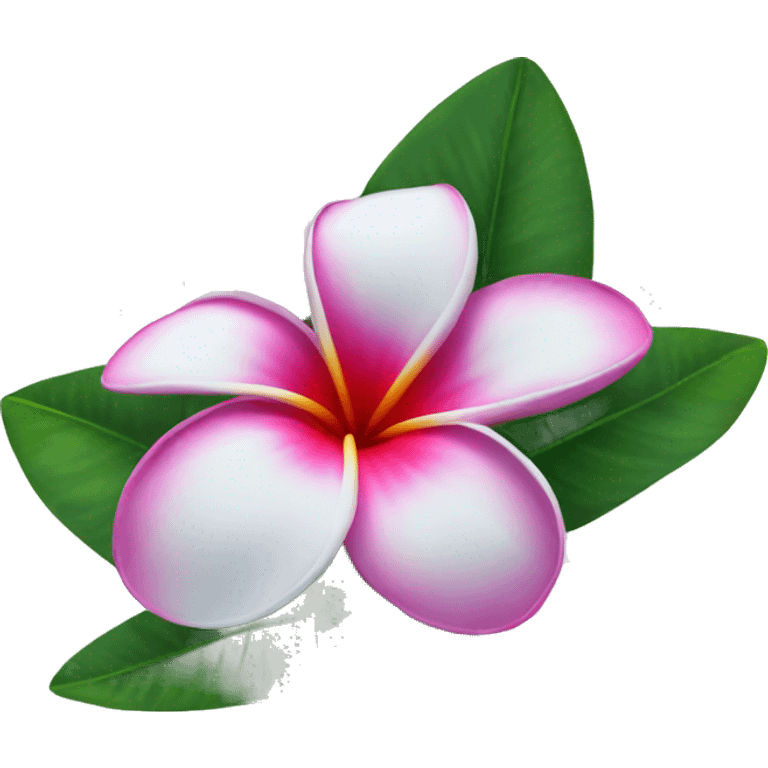 plumeria flower emoji