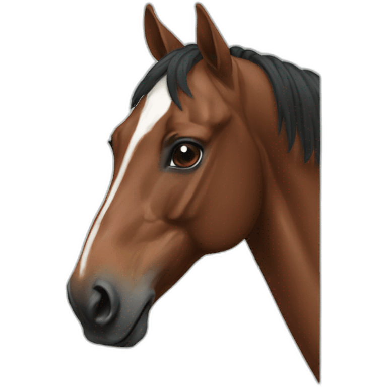 Thoroughbred emoji