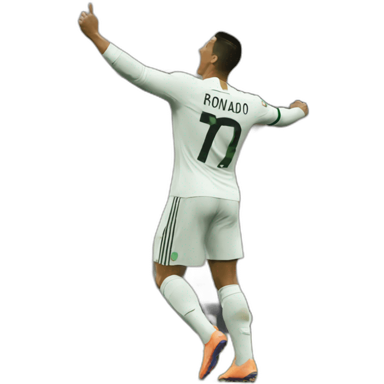 ronaldo's celebration  emoji