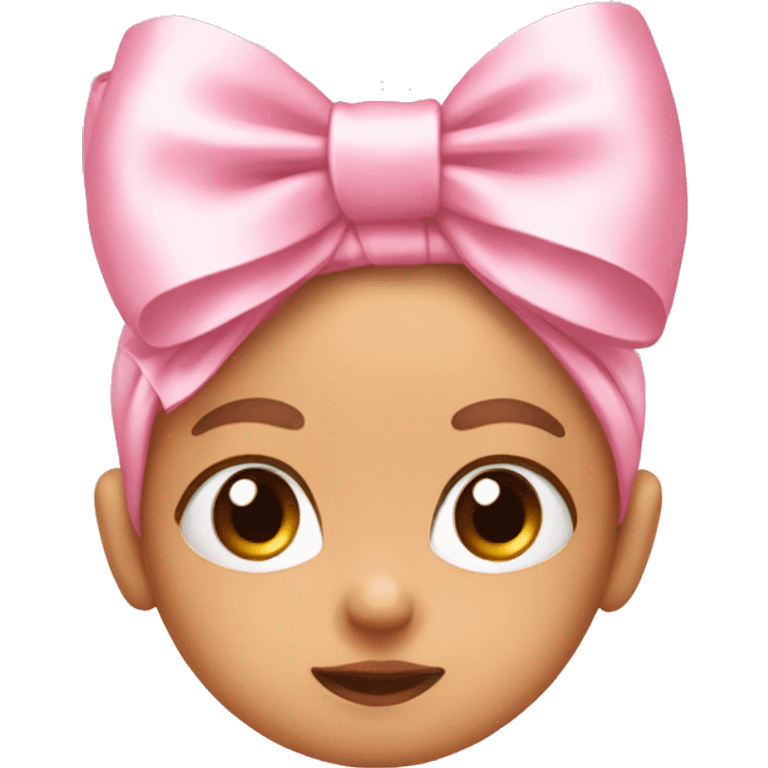 Baby pink bow emoji