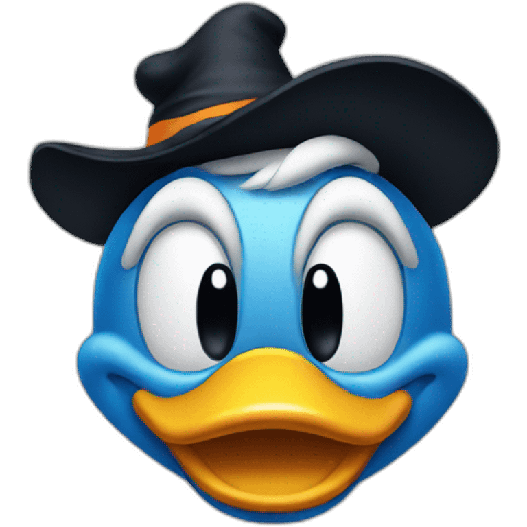 Donald Duck halloween emoji