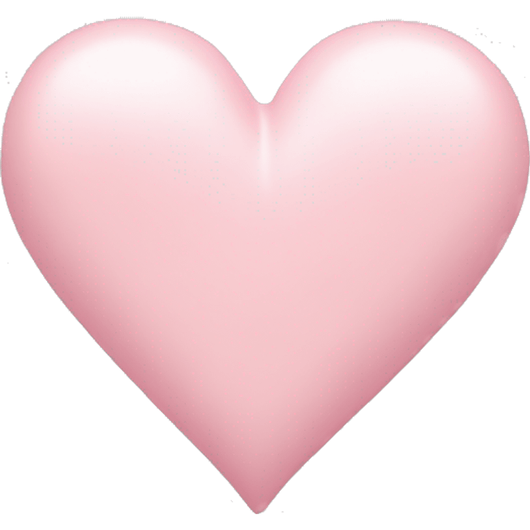 pastel pink heart emoji