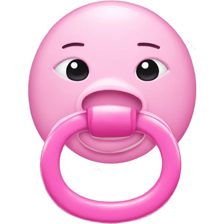 pink pacifier  emoji