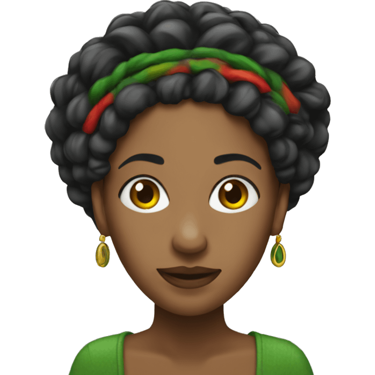 Woman Rasta emoji