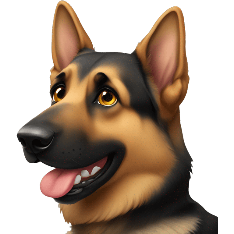 German shepherd  emoji