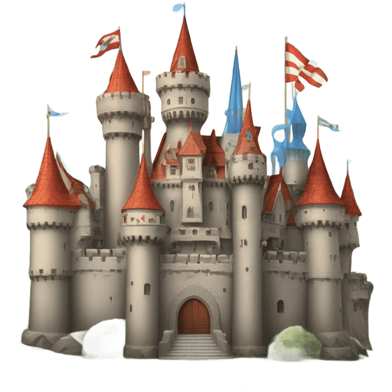 disney castle  emoji