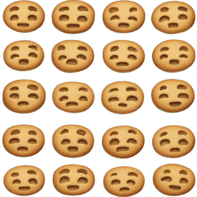 Biscuite fundiță emoji