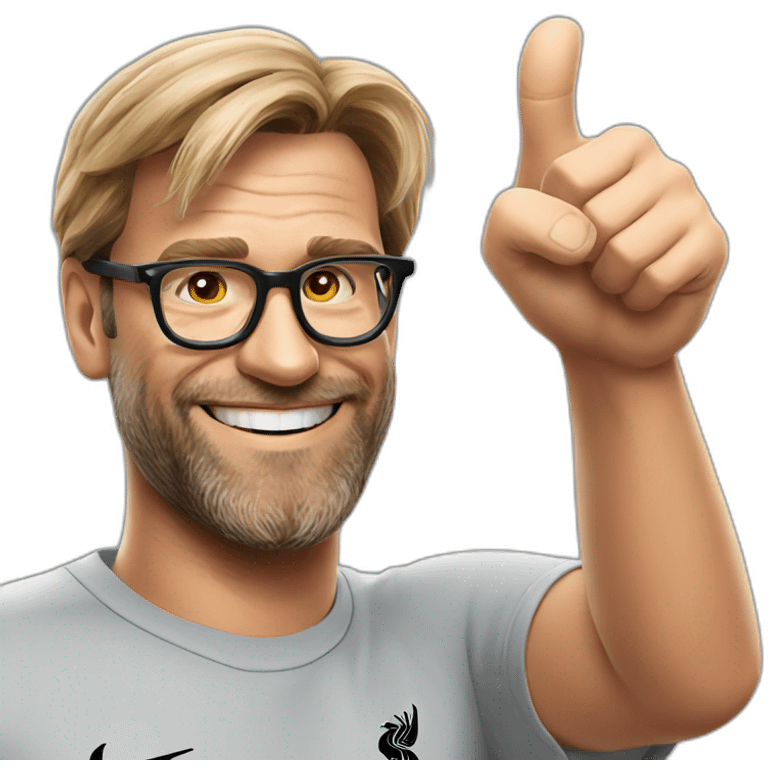 jurgen klopp thumb up emoji