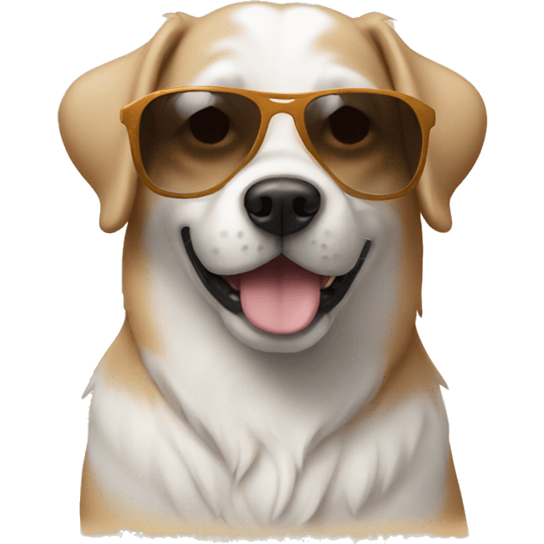 dog wearing sunglasses emoji