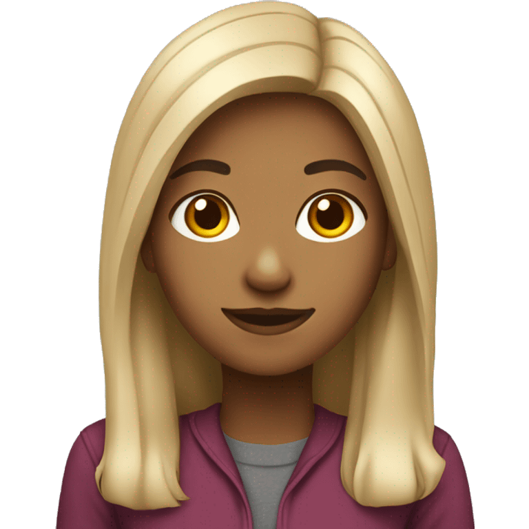 normal university student girl emoji