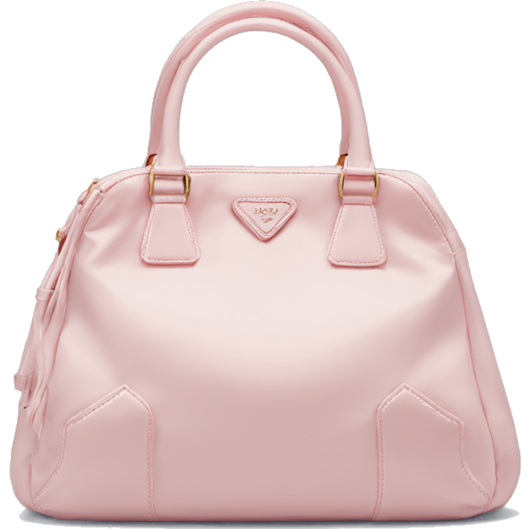 Light pink prada nylon bag small emoji