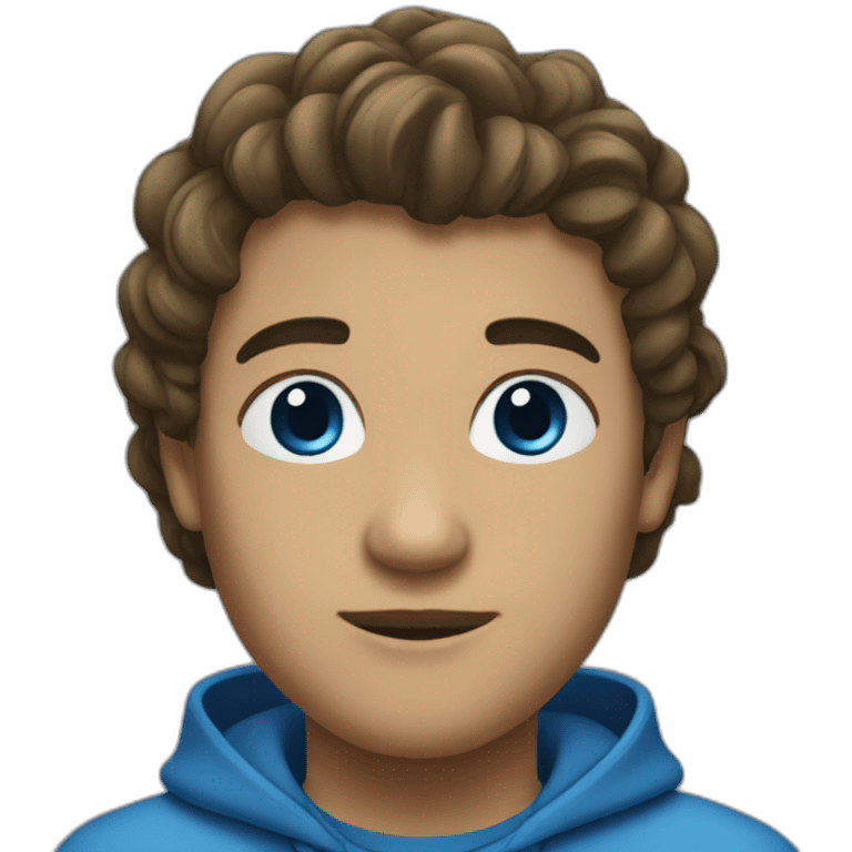 Avatar bleue emoji