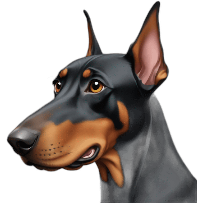 Phoebe the doberman emoji