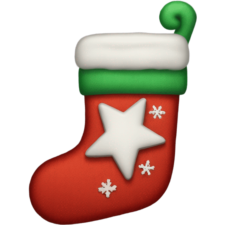 Christmas stocking emoji