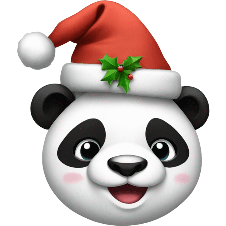 Panda Christmas  emoji