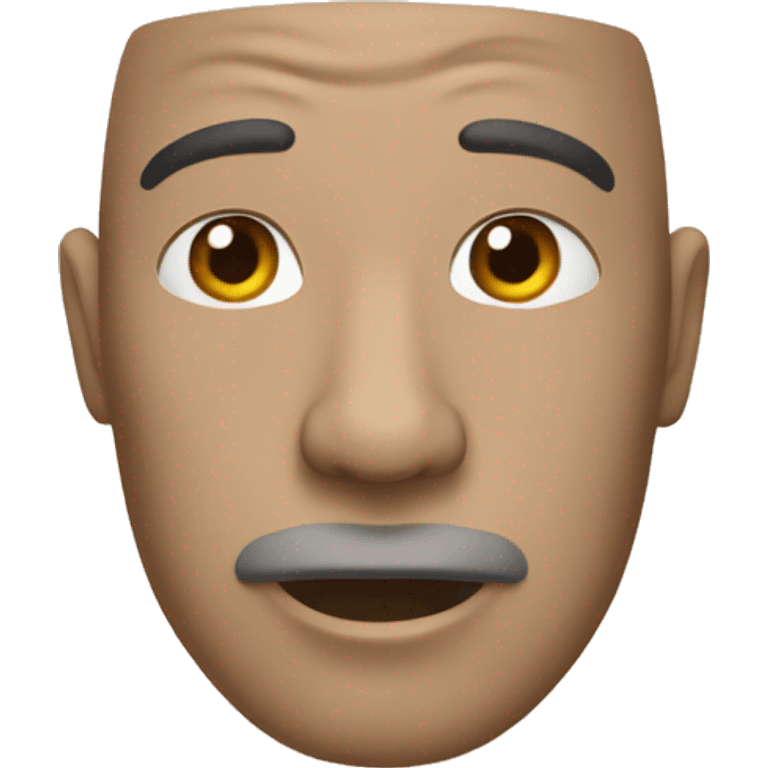 Un homme très choqué emoji