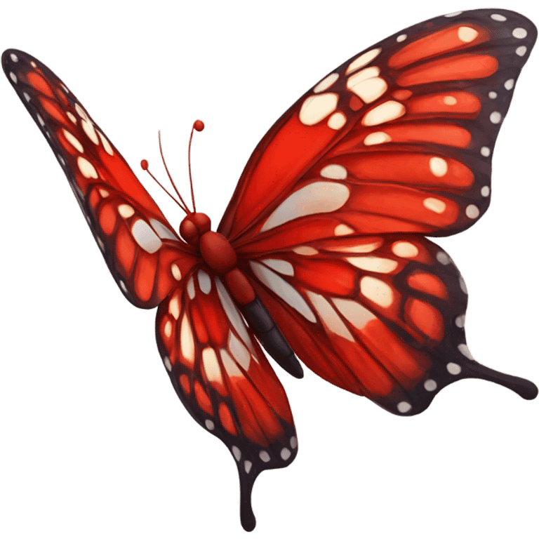 Red butterfly  emoji