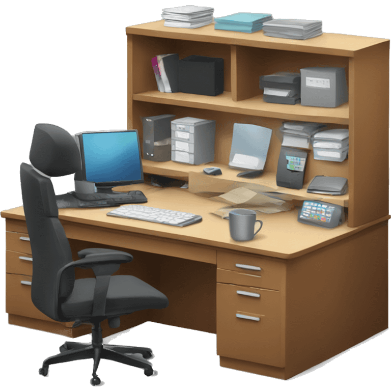 Office desk emoji