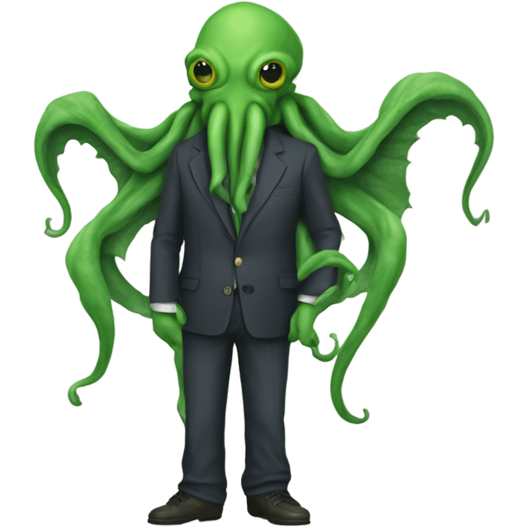 Cthulhu with pants emoji