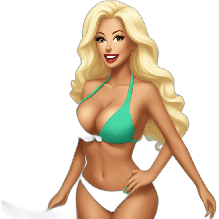 nicolette shea bikini emoji