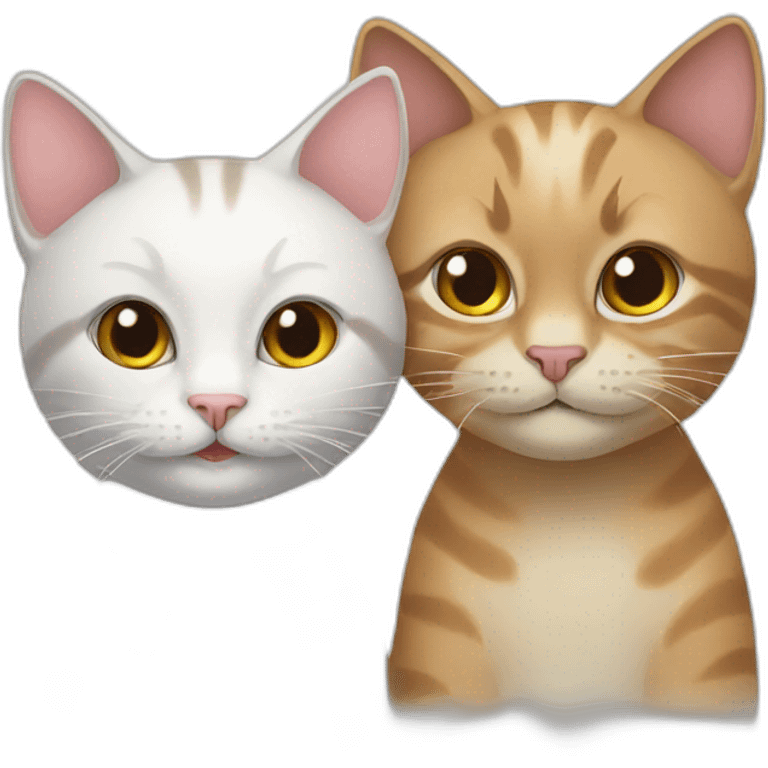 two cats emoji