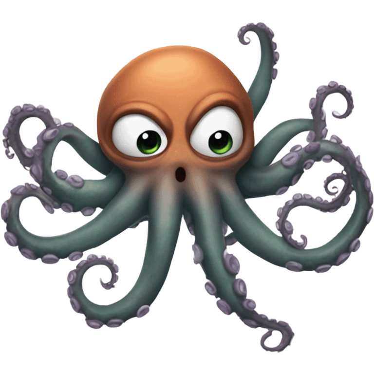 mad octopus  emoji