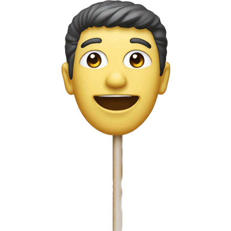 hobby toy head on the stick emoji