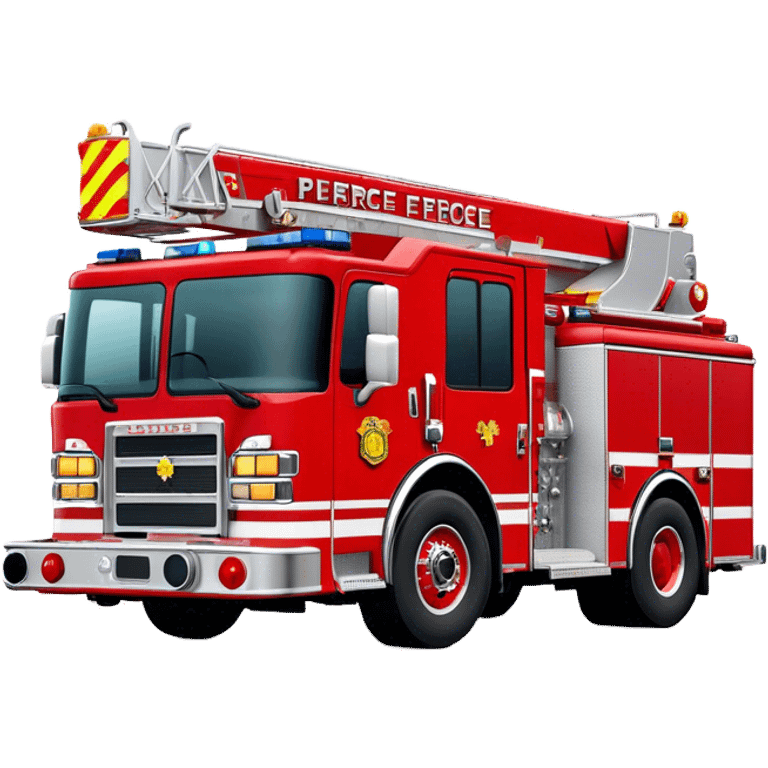 Fire Engine - Pierce Enforcer Pumper (Model Year: 2021) (Iconic colour: Red) emoji