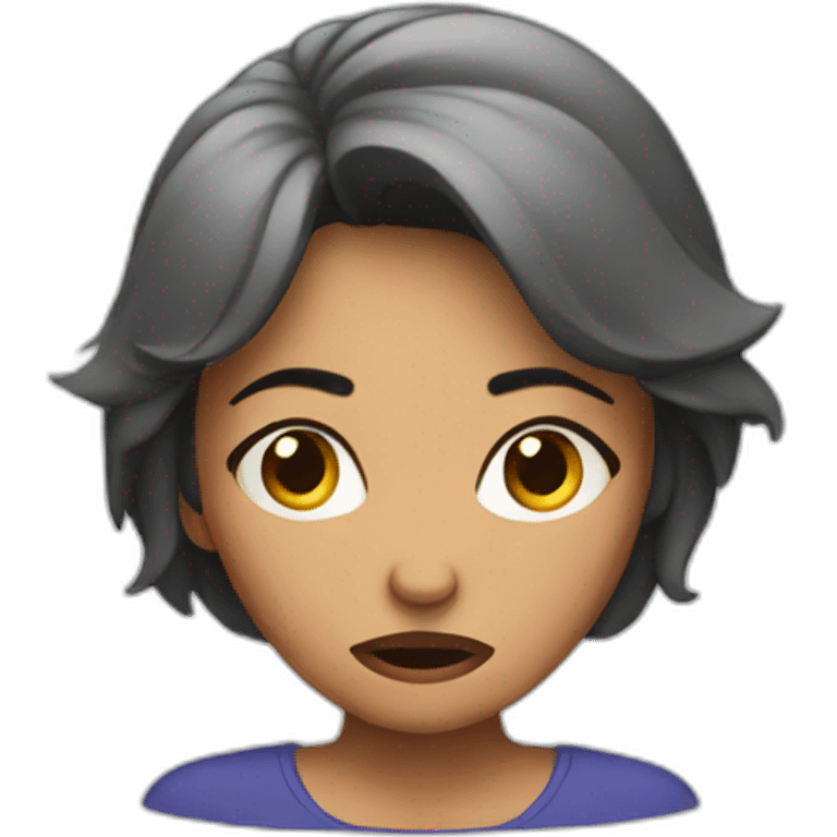 annoyed woman emoji