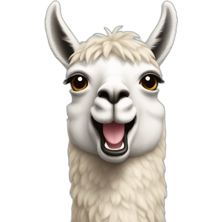 llama happy emoji