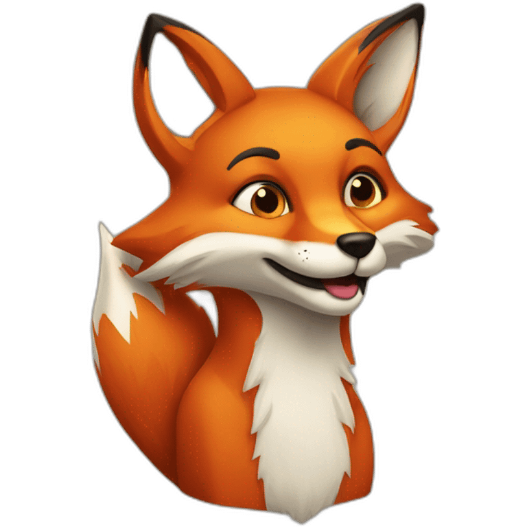 sly fox emoji