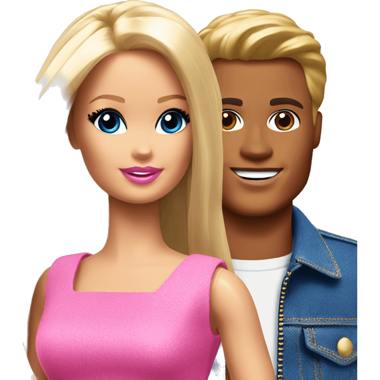 Barbie and Ken emoji