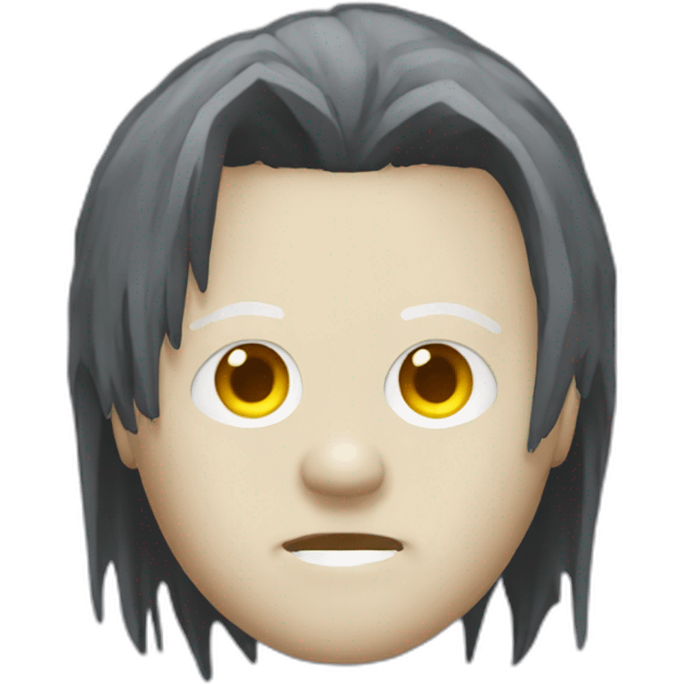 Micheal Myers as a 2000s teen emo kid emoji