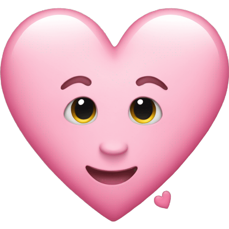 Pink hearts emoji