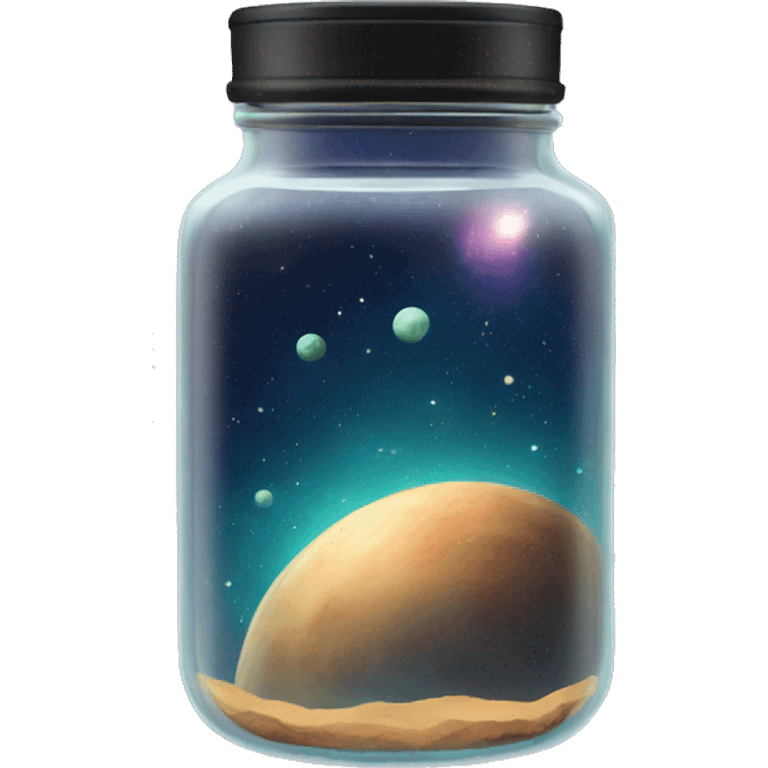 space in a jar emoji