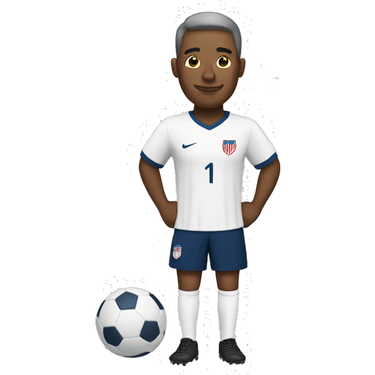 USA white man soccer emoji