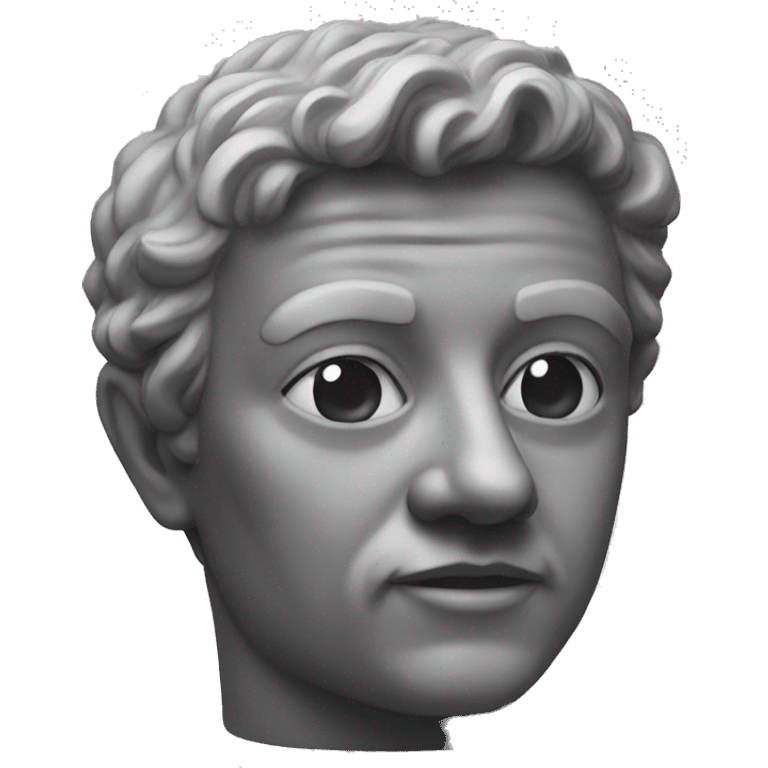 A statue  emoji