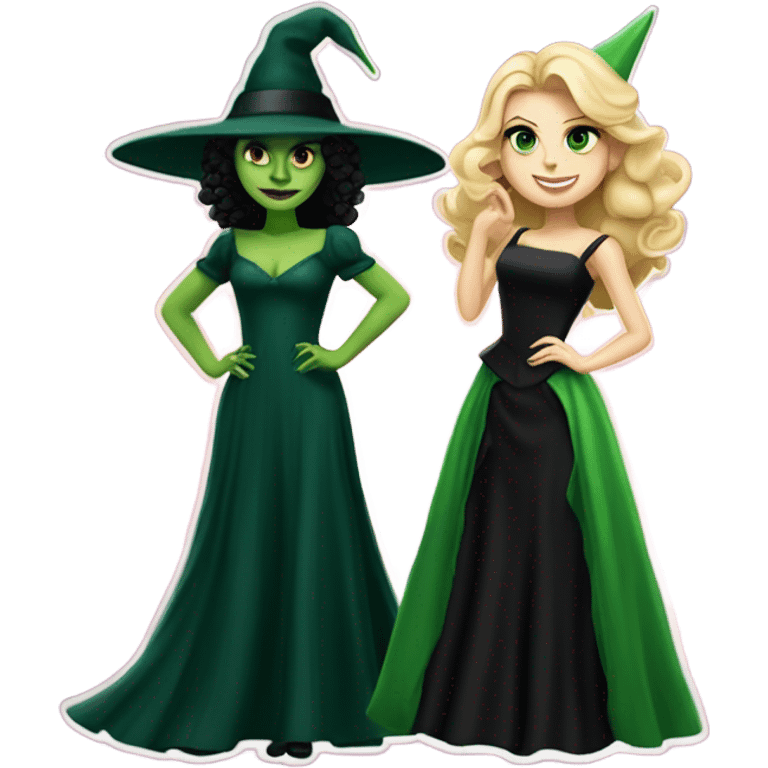 Galinda and elphaba  emoji