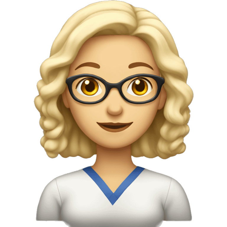 educated white woman with university school emoji