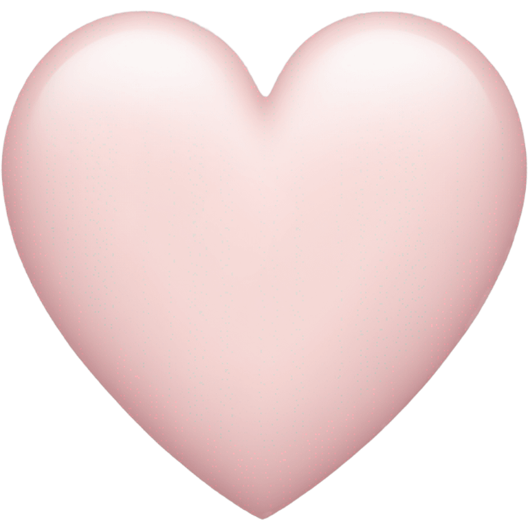 pale pink heart emoji