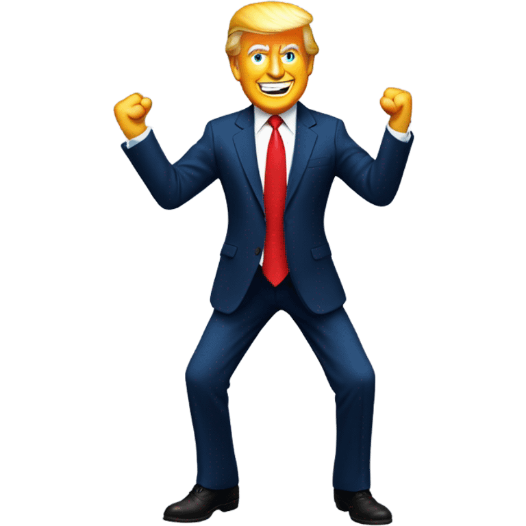 Donald trump dancing  emoji