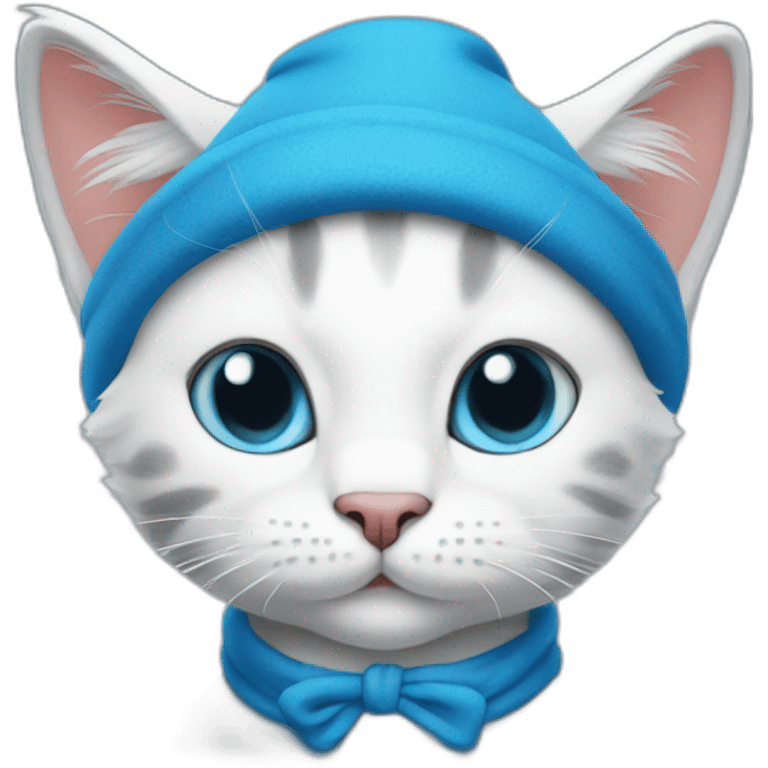 Smurf cat emoji